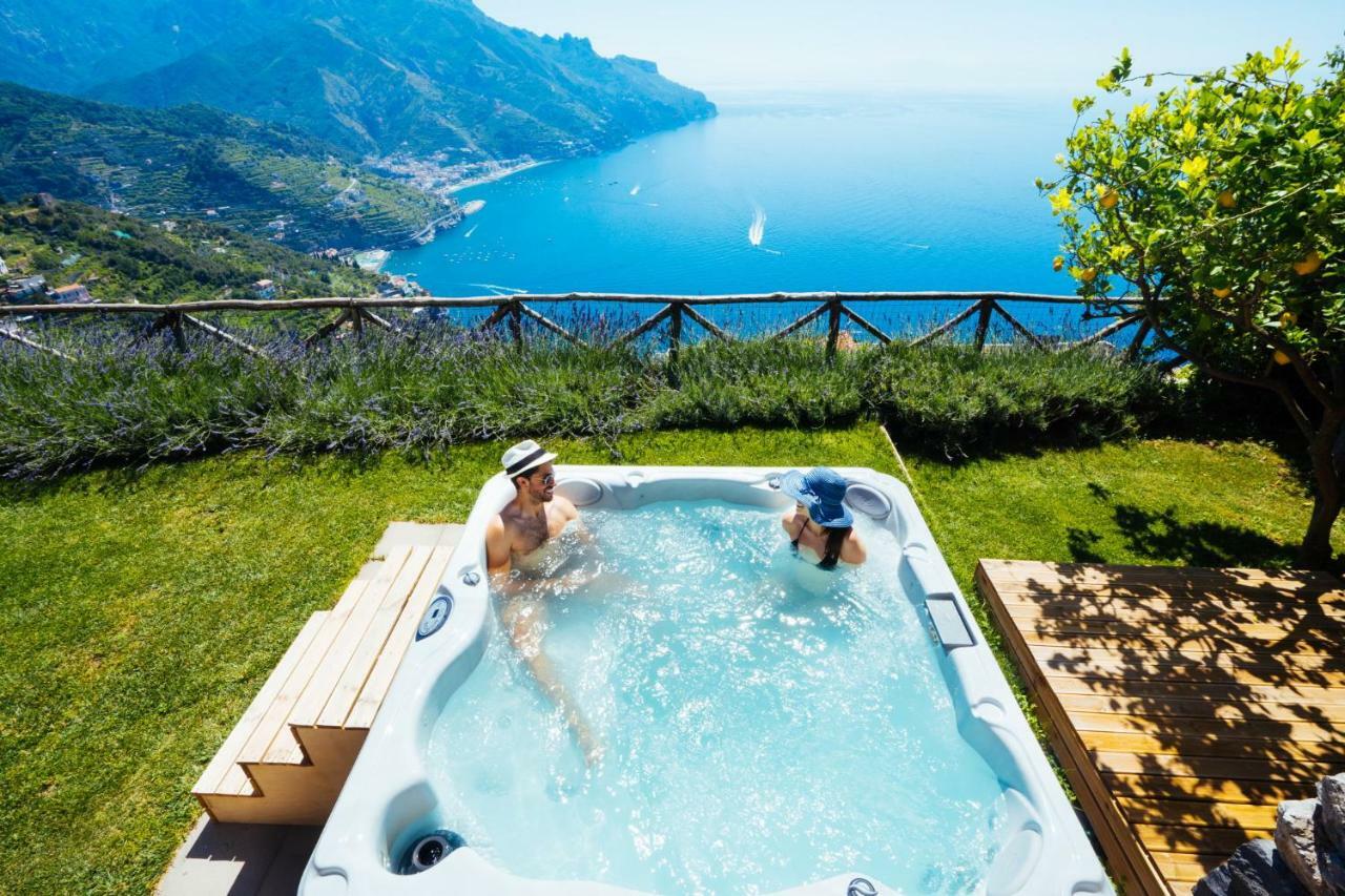 Sea View Villa In Ravello With Lemon Pergola, Gardens And Jacuzzi - Ideal For Elopements 외부 사진